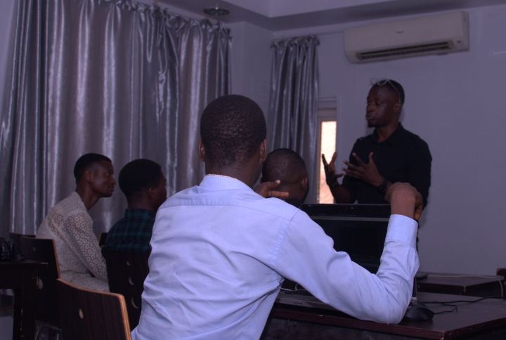 A class in session at N Academy